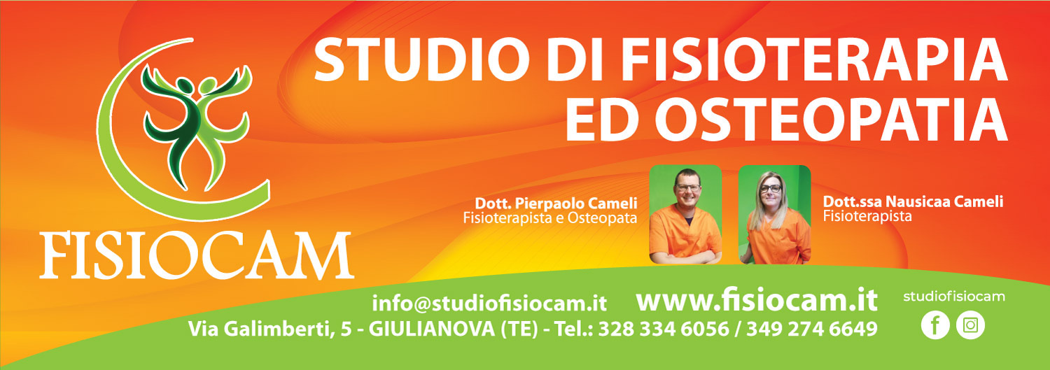 FISIOCAM, studio di fisioterapia e osteopatia a Giulianova (TE), via Galimberti 5, tel. 328 334 6056